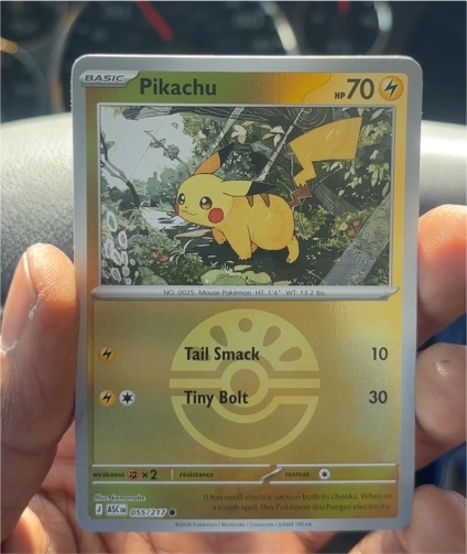 Pokémon SWSH07: Evolving Skies #055 Pikachu — front