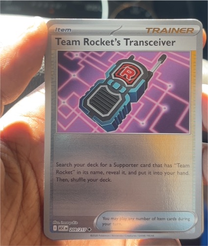 2023 Pokémon ME: Ascended Heroes #209 Team Rocket's Transceiver — front
