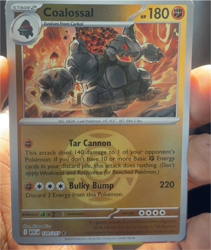 2022 Pokémon Ascended Heroes #120 Coalossal — front