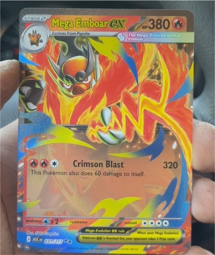 2026 Pokémon TCG Ascended Heroes #31 Mega Emboar ex — front