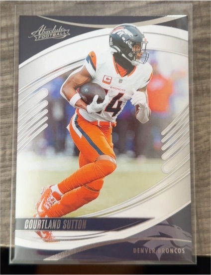 2025 Panini Absolute Football #47 Courtland Sutton — front