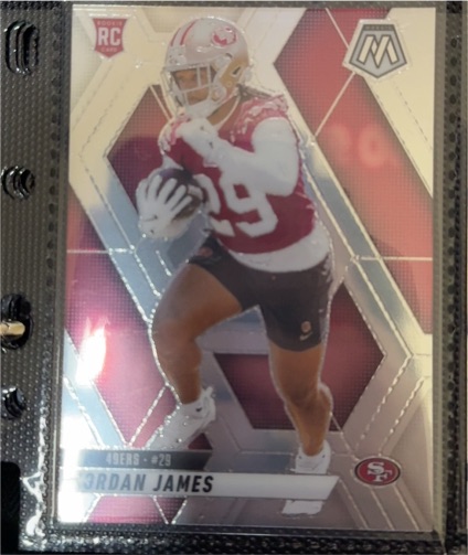 2025 Panini Mosaic #370 Jordan James — front