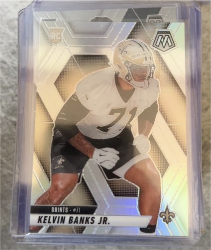 2025 Panini Mosaic #338 Kelvin Banks Jr. — front