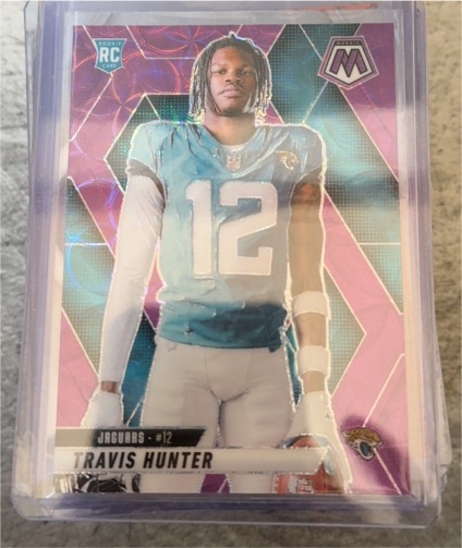 2025 Panini Mosaic #12 Travis Hunter — front