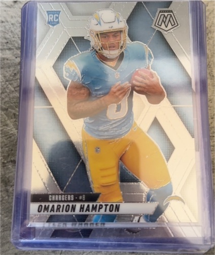 2025 Panini Mosaic #335 Omarion Hampton — front