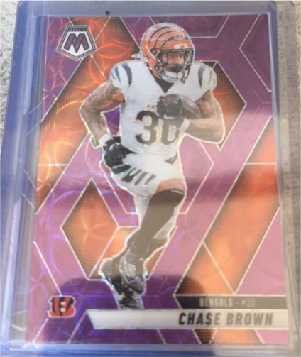 2025 Panini Mosaic #220 Chase Brown — front