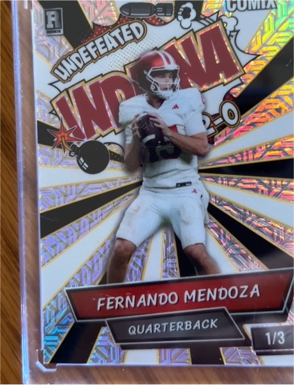 2025 Wild Card Comix #1 Fernando Mendoza — front