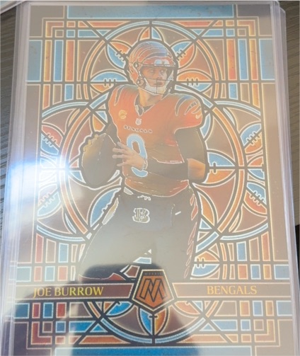 2025 Panini Mosaic Stained Glass #5 Joe Burrow — front