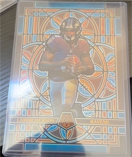 2025 Panini Mosaic #1 Lamar Jackson — front