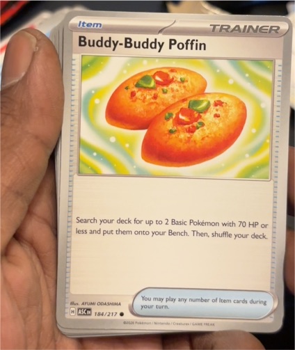 2023 Pokémon Scarlet & Violet ME #184 Buddy-Buddy Poffin — front