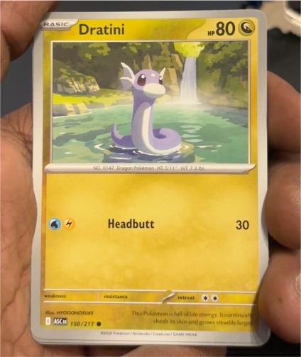 2026 Pokémon Ascended Heroes #150 Dratini — front