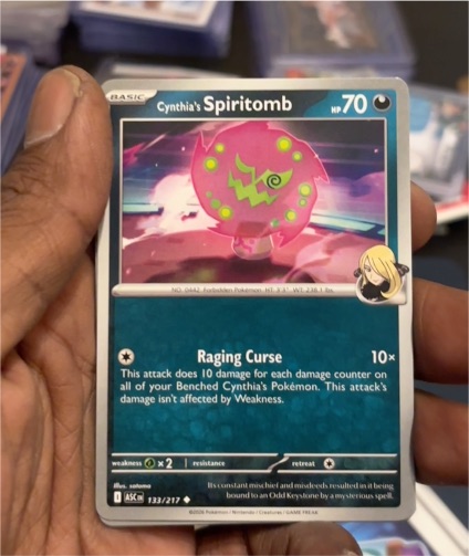 2025 Pokémon SV10: Destined Rivals #129 Cynthia's Spiritomb — front