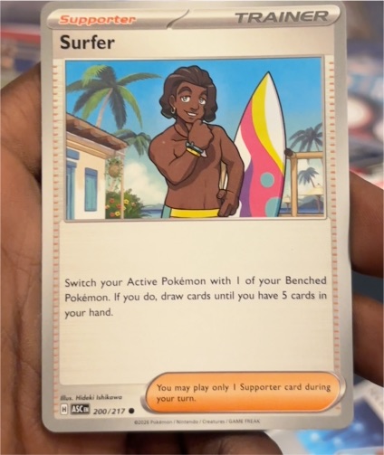 2023 Pokémon Ascended Heroes #200 Surfer — front