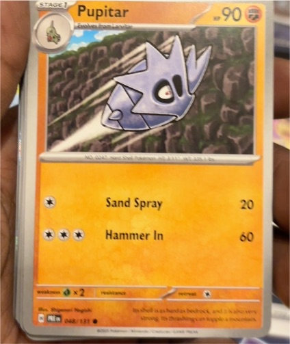 2023 Pokémon Scarlet & Violet Prismatic Evolutions #048 Pupitar — front