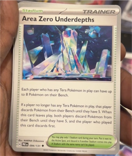 2024 Pokémon TCG Prismatic Evolutions #094 Area Zero Underdepths — front