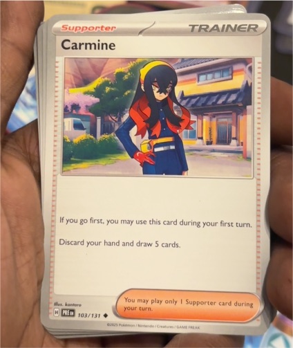 2025 Pokémon Scarlet & Violet Twilight Masquerade #103 Carmine — front