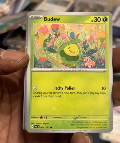 2025 Pokémon TCG Prismatic Evolutions #004 Budew — front