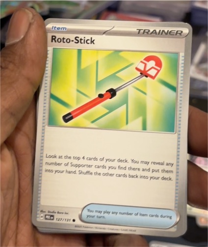 2025 Pokémon Prismatic Evolutions #127 Roto-Stick — front