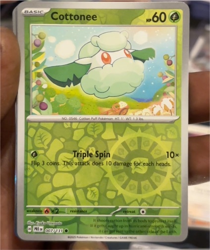 2025 Pokémon SV: Prismatic Evolutions #007 Cottonee — front