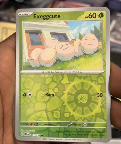 2025 Pokémon SV: Prismatic Evolutions #001 Exeggcute — front