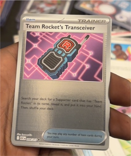 2023 Pokémon SV10: Destined Rivals #178 Team Rocket's Transceiver — front