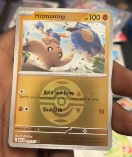 2020 Pokémon TCG Ascended Heroes #102 Hitmontop — front