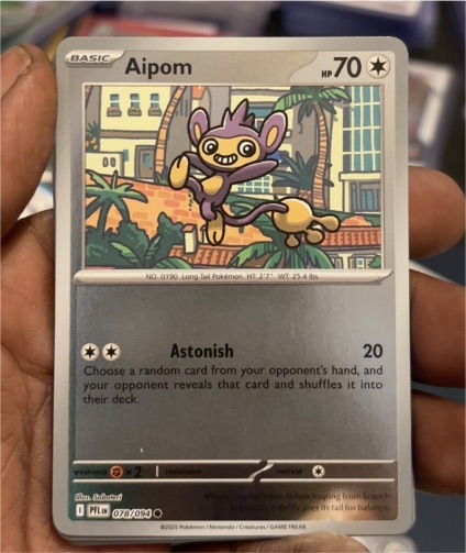 2025 Pokémon PFL #078 Aipom — front