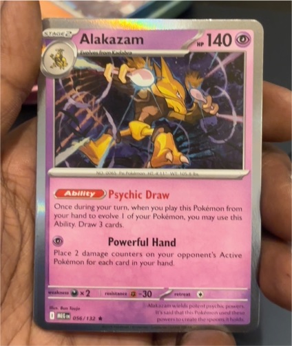 2016 Pokémon MEG #056 Alakazam — front