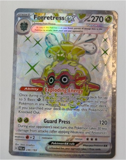 2023 Pokémon TCG Paldea Evolved #230/193 Forretress ex — front