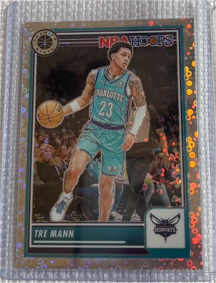 2023-24 Panini NBA Hoops Premium Stock #53 Tre Mann — front