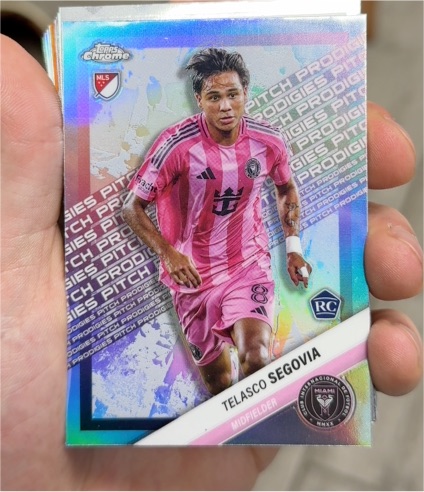 2025 Topps Chrome MLS Pitch Prodigies #195 Telasco Segovia — front