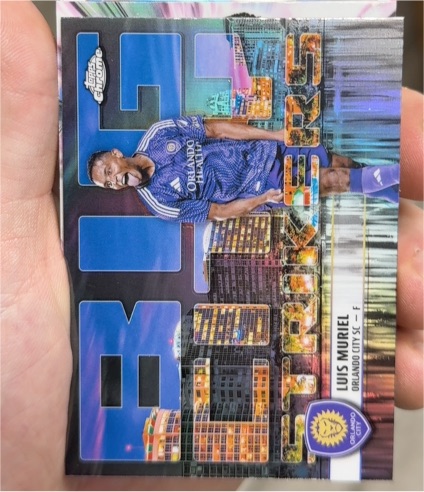 2025 Topps Chrome MLS #BCS-14 Luis Muriel Big City Strikers — front