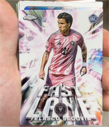 2025 Topps Chrome MLS #FL-5 Telasco Segovia Fast Lane — front