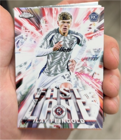 2025 Topps Chrome MLS Fast Lane #FL-14 Ilay Feingold — front