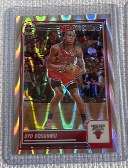 2023-24 Panini NBA Hoops Premium Stock #205 Ayo Dosunmu — front