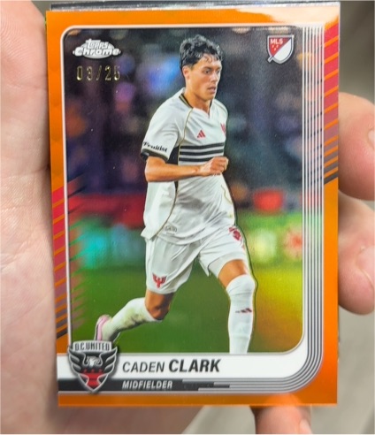 2025 Topps Chrome MLS #2 Caden Clark — front
