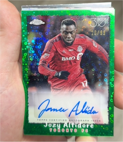 2025 Topps Chrome MLS 30th Anniversary #NFA-JA Jozy Altidore — front