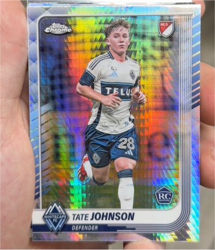 2025 Topps Chrome MLS #142 Tate Johnson — front