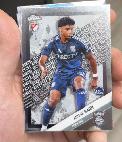 2025 Topps Chrome MLS Pitch Prodigies #198 Anisse Saidi — front