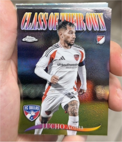 2025 Topps Chrome MLS #CO-14 Lucho Acosta Class of Their Own — front