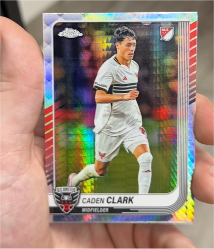 2025 Topps Chrome MLS #2 Caden Clark — front