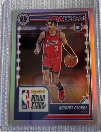 2023-24 Panini NBA Hoops Premium Stock #283 Keyonte George — front