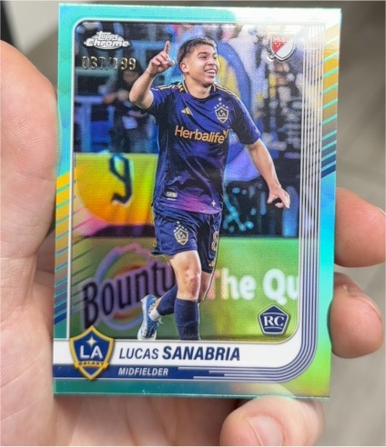 2025 Topps Chrome MLS #30 Lucas Sanabria — front