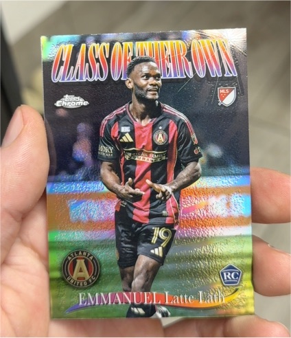 2025 Topps Chrome MLS #CO-2 Emmanuel Latte Lath Class of Their Own — front