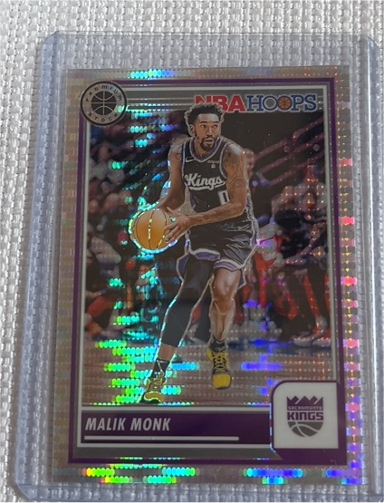 2023-24 Panini NBA Hoops Premium Stock #123 Malik Monk — front