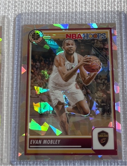 2023-24 Panini NBA Hoops Premium Stock #115 Evan Mobley — front