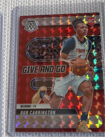 2024-25 Panini Mosaic #15 Bub Carrington — front