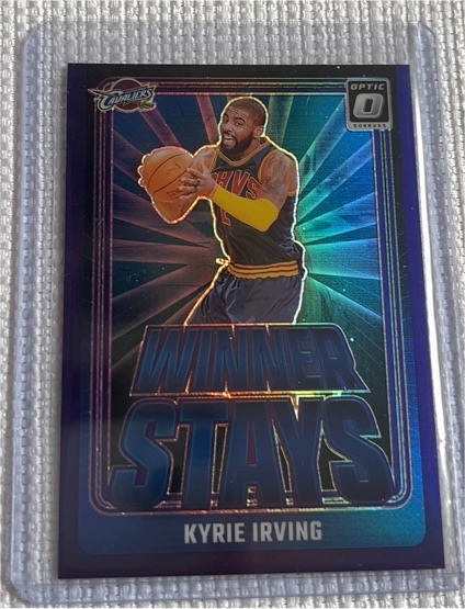 2024-25 Donruss Optic #10 Kyrie Irving Winner Stays Purple Prizm — front