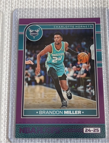 2024-25 Panini NBA Hoops #224 Brandon Miller — front