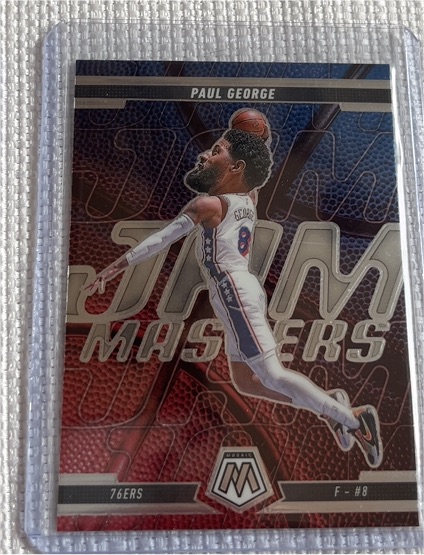 2024-25 Panini Mosaic #13 Paul George Jam Masters — front